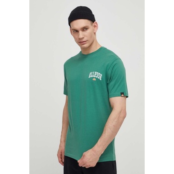 Ellesse Памучна тениска Ellesse Harvardo T-Shirt в зелено с принт SHV20245 (SHV20245)