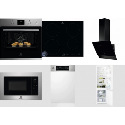 Set Electrolux KODGH70TX + LIR60433B + LFV616K + EMS4253TEX + EEM43300IX + LNT3LF18S