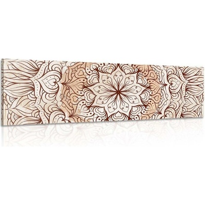 Obraz abstraktní etnická Mandala - 90x30
