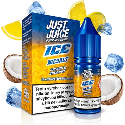 Just Juice Salt ICE Range Citron & Coconut 10 ml 11 mg
