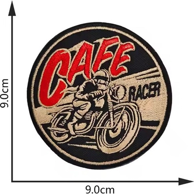WARAGOD Vyšívaná nášivka Cafe Racer