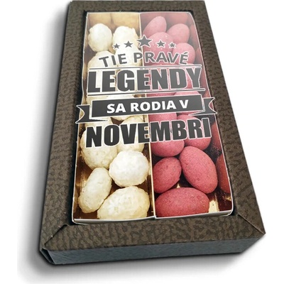 Sablio Mandle v čokoláde Tie pravé legendy sa rodia v novembri 2 x 80 g