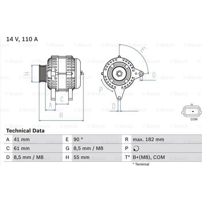 Alternátor BOSCH 0 986 080 710