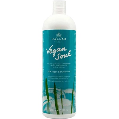 Kallos Vegan Soul Volumizing Shampoo 1000 ml