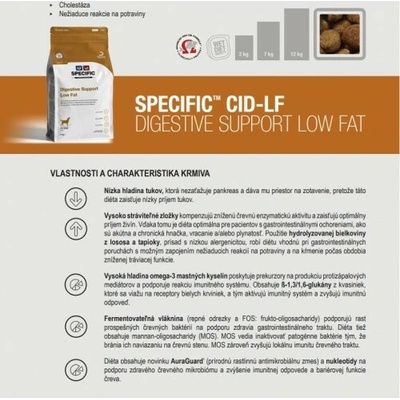 Specific CID-LF Digestive Support Low Fat 7 kg
