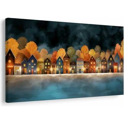 Obraz kouzelná noc nad městem - 60x40 – Hledejceny.cz