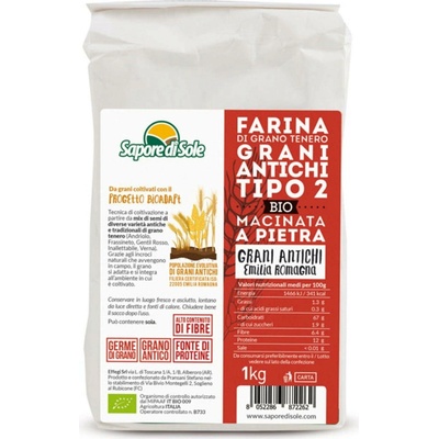 Sapore di Sole Bio mouka ze starověkých zrn Romagna typ 2 1 kg