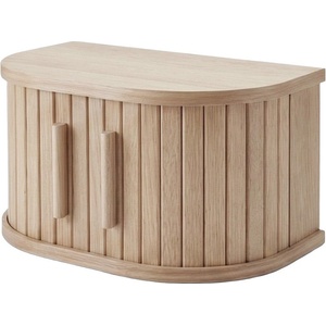Unique Furniture Висящо/с рафтове нощно шкафче от декор от дъб в светло естествен цвят Meta - Unique Furniture (60932560)