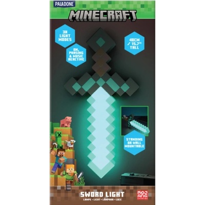Lampička Icon Minecraft - Diamod Sword – Zboží Dáma