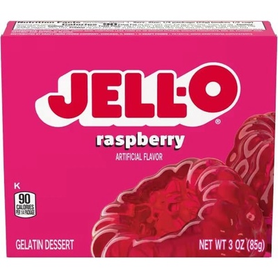 Jell-O instantní želatina s příchutí malin 85 g