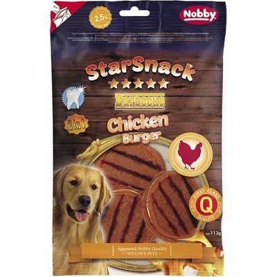 Nobby StarSnack BBQ Chicken Burger žuvačky 113 g