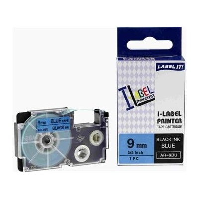 ALLPRINT Xerox páska s Casio, XR-9BU1, 9mm x 8m, černý tisk / modrý podklad - kompatibilní