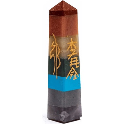 Milujeme Kameny Čakrový obelisk Reiki - mix minerálů