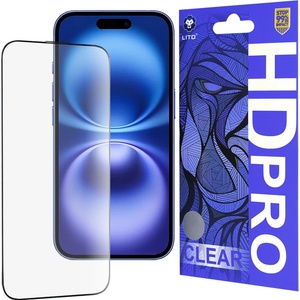 LITO Протектор за iPhone 16 - Lito HD Pro Clear - черен