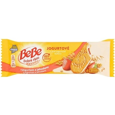 Opavia BeBe Dobré Ráno sušienky s jogurtom a jahodami 50,6 g