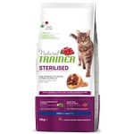 Natural Trainer Sterilised Adult with Dry-cured Ham - храна за кастрирани котки, над 1 година, с прошуто - 10 кг, Италия - 924701