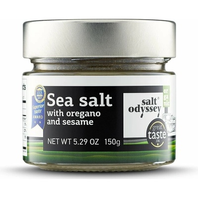 Grécka soľ Salt Odyssey oregano so sezamom jemná 150g