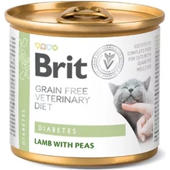 Brit Grain Free Veterinary Diet Diabetes lamb with peas 200 g