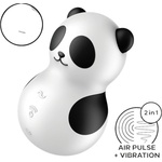Satisfyer Pocket Panda - стимулатор за клитор с въздушни вълни (черен)