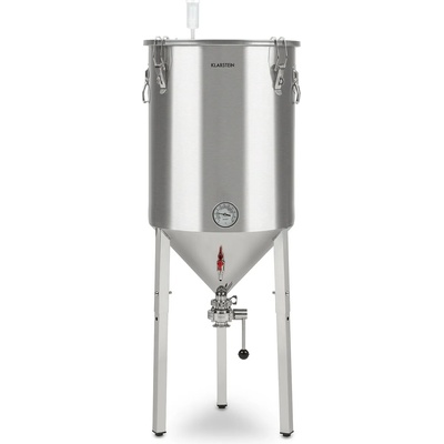 Klarstein Gärkeller Pro XL, котел за ферментация, 60 литра, клапан за източване на дрожди, 304 неръждаема стомана (BRD3-Conical-60) (BRD3-Conical-60)