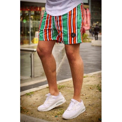 Madmext Мъжки плувни шорти mdx2956 - Шарени 285832 (285832_Зелен)