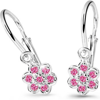 Cutie Jewellery detské zlaté náušnice C2746B-Tcf Red