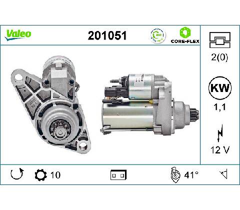 Štartér VALEO 201051