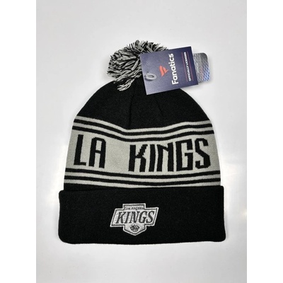 Fanatics pánská Zimní čepice Los Angeles Kings A/CAP Beanie Cuff W/Pom