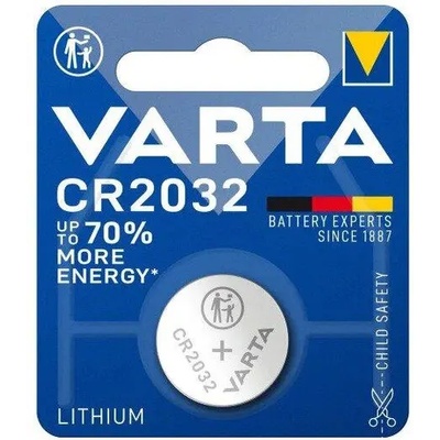 VARTA Бутонна батерия литиева varta cr2032 3v 1 бр. в блистер (varta-bl-cr-2032-1pk)