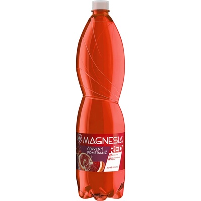Magnesia Red ochucená minerální voda Červený pomeranč 6 x 1,5 l