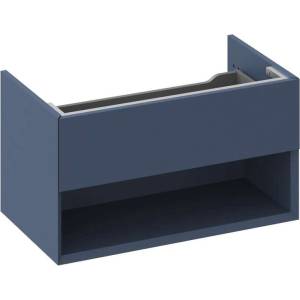 RAVAK Lite - Шкаф за мивка 80x45x43 см, 1 чекмедже, Тъмносиньо X000001863 (X000001863)