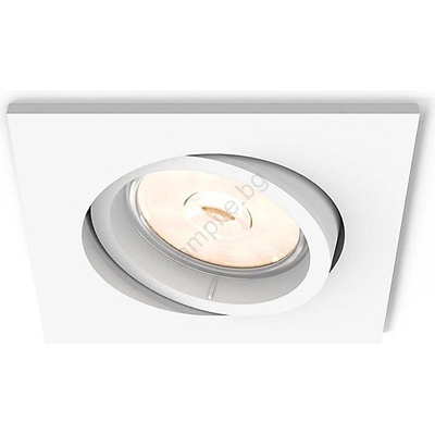 Philips - LED RGBW димируемо вградено таванно осветително тяло DONEGAL 1xGU10/4, 8W/230V + дистанционно управление (LEDP1940)