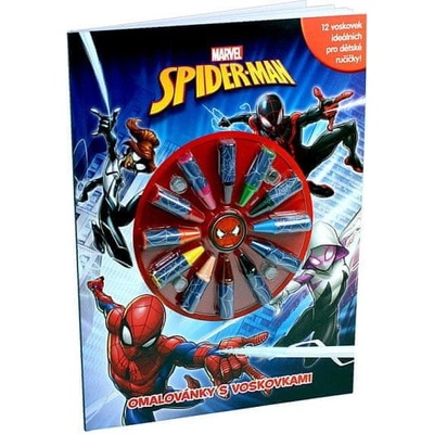 Spider-Man Omalovánky s voskovkami
