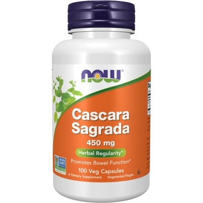 NOW Cascara Sagrada 450 mg [100 капсули]