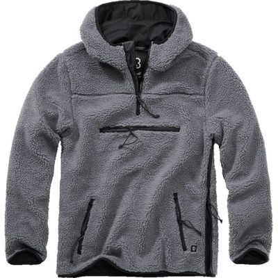 Brandit pulovr Teddyfleece Worker Pullover antracitová