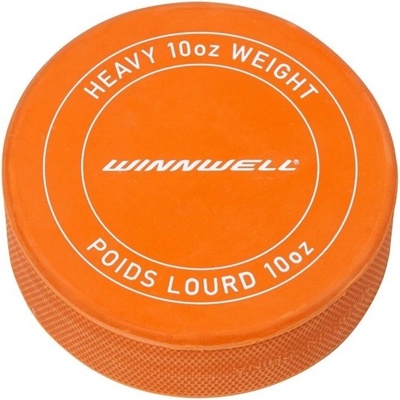 Winnwell Hokejový puk oranžový těžký s logem – Zboží Mobilmania