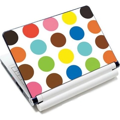 Samolepka, skin Huado na notebook 12"-15,6" Polka dots