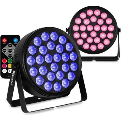 BeamZ sada 2 BCC240 LED PAR - PAR reflektor s 27x 4W LED - RGBW - Vrátane diaľkového ovládania