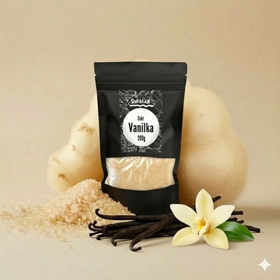 SnackAir Cukr Vanilka na cukrovou vatu a sladký popcorn 200 g