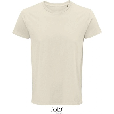 Sol's Crusader Men pánske tričko z bio bavlny biele natural