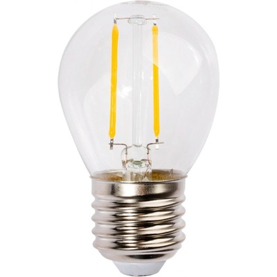Polux LED žárovka LED E27 G45 2W = 23W 230lm 3000K Teplá bílá 280° Filament GOLDLUX