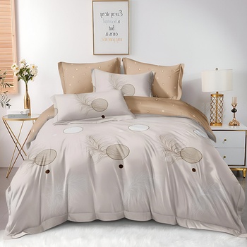 EmonaMall Двулицево спално бельо EmonaMall, 6 части - Модел S17727 (S17727-33333d)