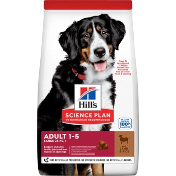 Hill's Science Plan pre dospelých psov veľkých plemien s jahňacím a ryžou 2 x 14 kg