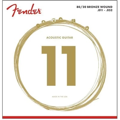 Fender 80/20 Bronze 70 CL 11-52 Струни за акустична китара (073-0070-405)