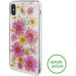 4smarts Силиконов Калъф с Цветя за iPhone XR, 4Smarts Glamour Bouquet Case, Розов (4S469999)
