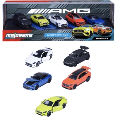 Majorette Комплект метални колички Majorette - Mercedes-AMG, 5 броя, 1: 64 (8502105000)