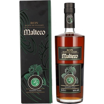 Malteco Ron Reserva maya 15y 40% 0,7 l (kartón)