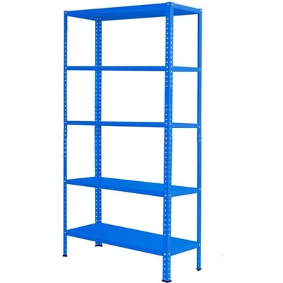 Smart storage СТЕЛАЖ МЕТАЛЕН 5х130кг 188x100x40см БОЛТОВ МОНТ. СИН (188100405130MEBL,80007BL)