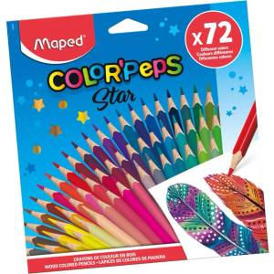 Maped Цветни моливи MAPED Color Peps Star 72 цвята