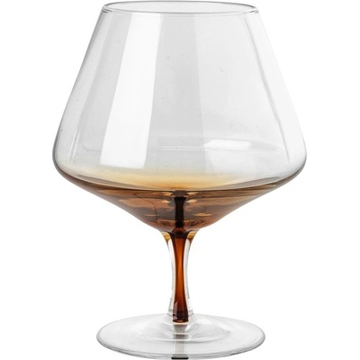 Broste Sklenice na koňak brandy AMBER čirá karamelová 450 ml